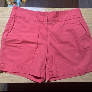 Ann Taylor LOFT Coral/Pink 100% Cotton Women’s Shorts Size 0